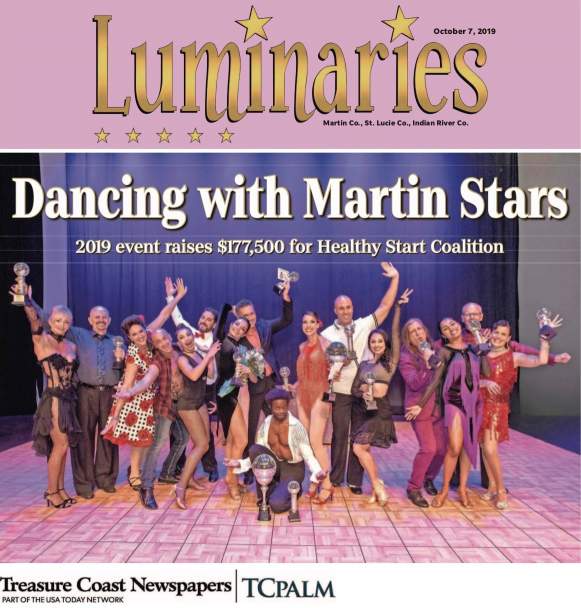 Cover The Stuart News October 07, 2019 - photo of the dancers
