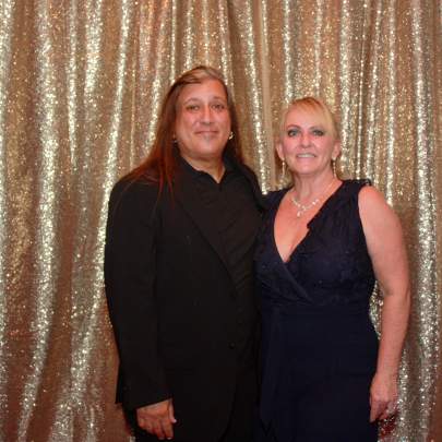 Star dancer Dean Lopes and Candace Lopes, sponsor with Skin Serenity Spa 